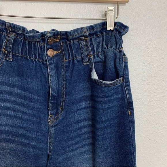 Wild Fable High Waist Paper Bag Denim Straight Leg Jeans Size 4 - Picture 3 of 6